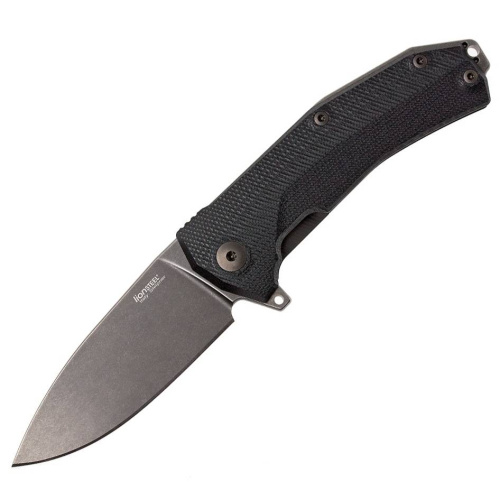 Складной нож Lion Steel KUR BBK G10 Black Flipper