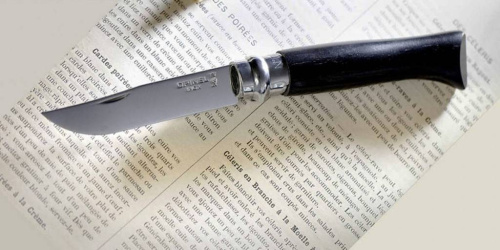 Складной нож Opinel Opinel №8 VRI Luxury Tradition Ebony фото 4 Складной нож Opinel Opinel №8 VRI Luxury Tradition Ebony фото 4