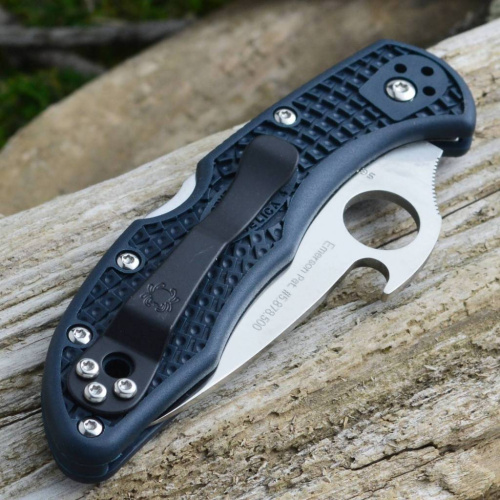 Складной нож Spyderco Delica 4 Emerson Wave Opener® 11PGYW фото 9