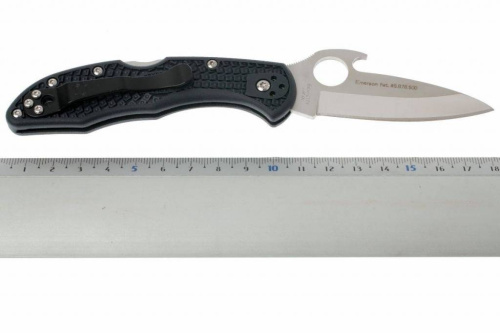 Складной нож Spyderco Delica 4 Emerson Wave Opener® 11PGYW фото 16