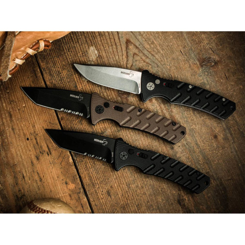 491 Boker Автоматический складной ножTanto Coyote фото 5