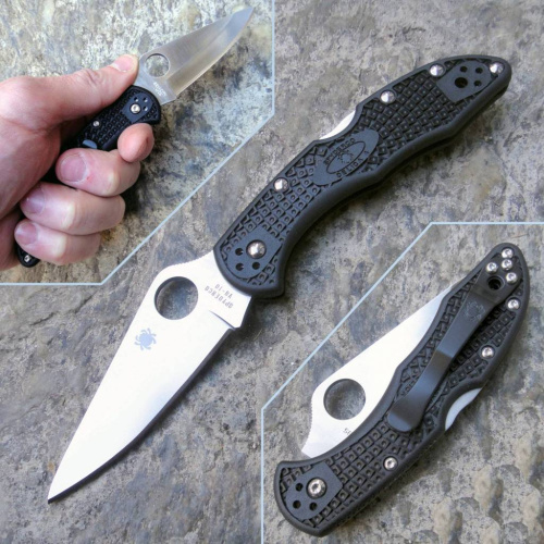 Складной нож Spyderco Delica 4 - C11PBK фото 7 Складной нож Spyderco Delica 4 - C11PBK фото 7