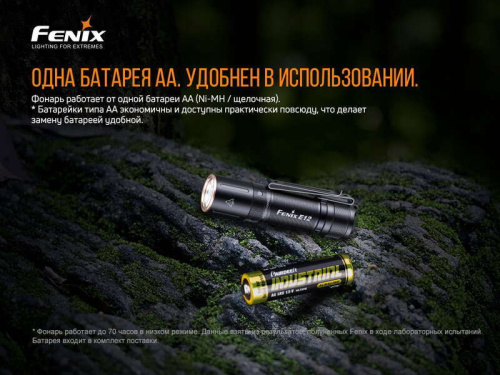 798 Fenix Фонарь E12 V2.0 (E12V20) фото 2 798 Fenix Фонарь E12 V2.0 (E12V20) фото 2